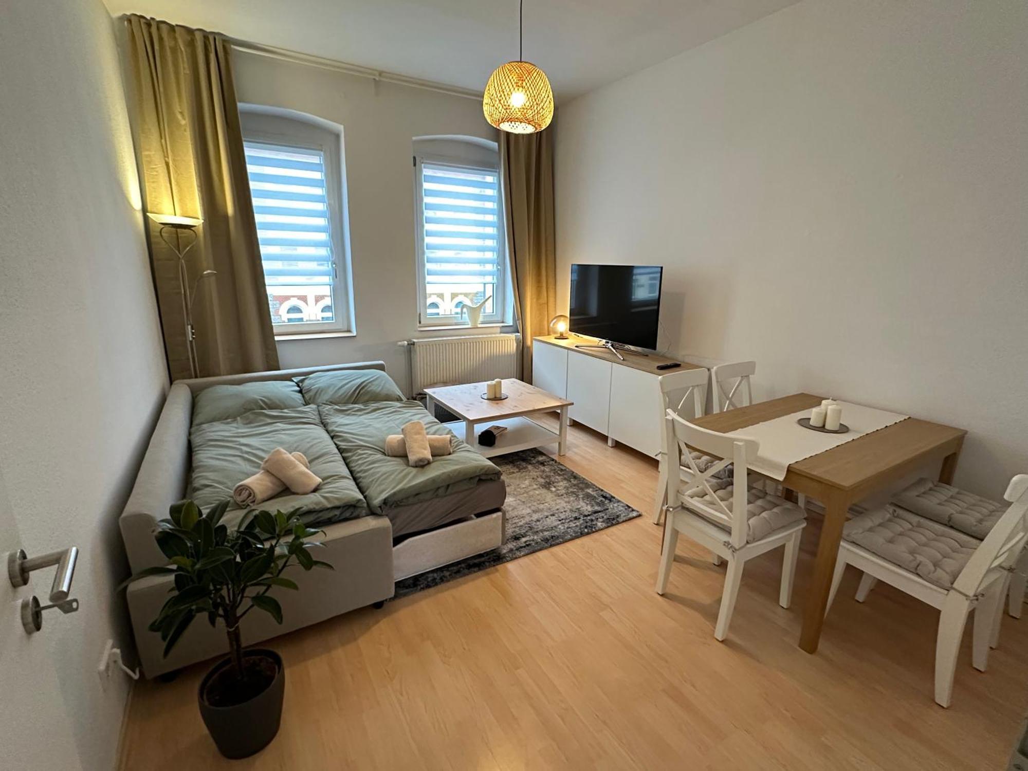 ארפורט Ferienwohnung Fuer 8 Mit Balkon מראה חיצוני תמונה