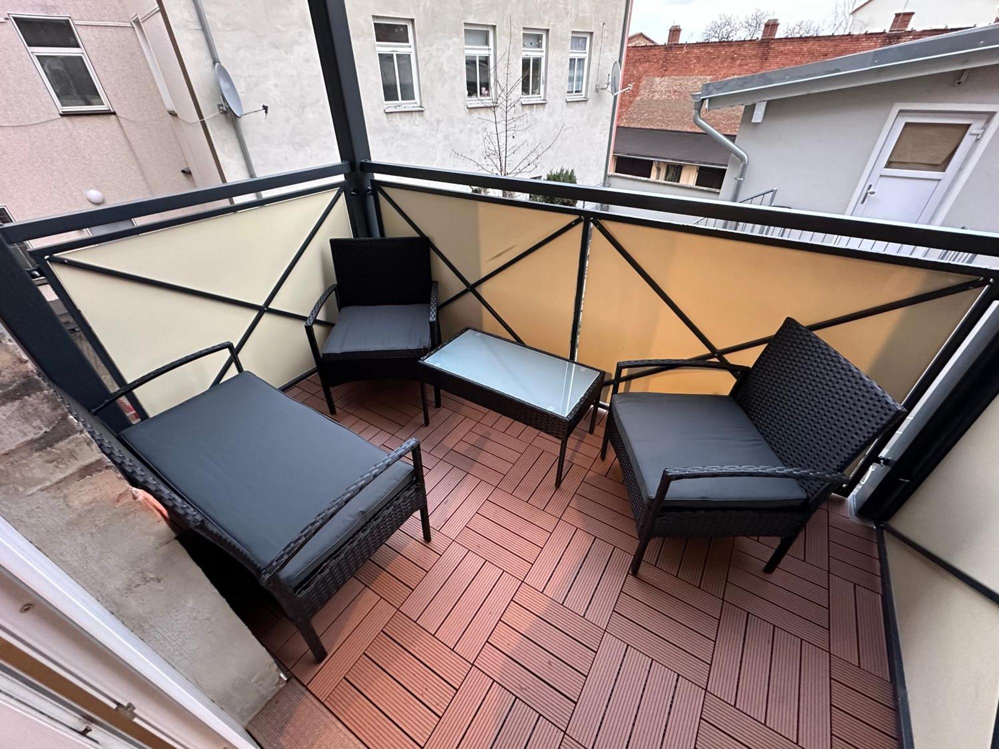 ארפורט Ferienwohnung Fuer 8 Mit Balkon מראה חיצוני תמונה